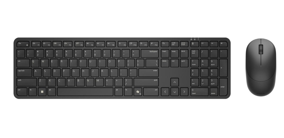Dell Pro 5 Keyboard and Mouse, KM526, Keyboard and Mouse Set, Wireless, US International, Black