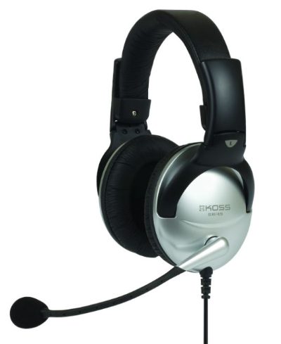 Headphones, SB45, Wired, On-Ear, Microphone, Silver/Black, Noise canceling