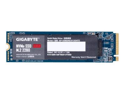 SSD, GP-GSM2NE3512GNTD, 512 GB, SSD form factor M.2 2280, Solid-state drive interface PCI-Express 3.0 x4, NVMe 1.3, Read speed 1700 MB/s, Write speed 1550 MB/s