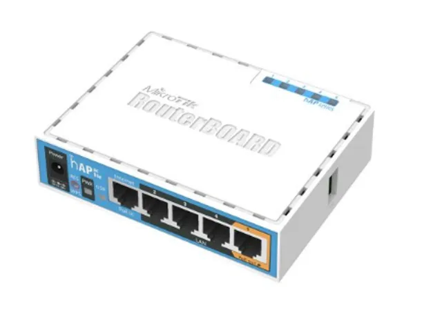 MikroTik | RB952Ui-5ac2nD | hAP ac lite | 802.11ac | 867 Mbit/s | 10/100 Mbit/s | Ethernet LAN (RJ-45) ports 5 | MU-MiMO Yes | 12 month(s)