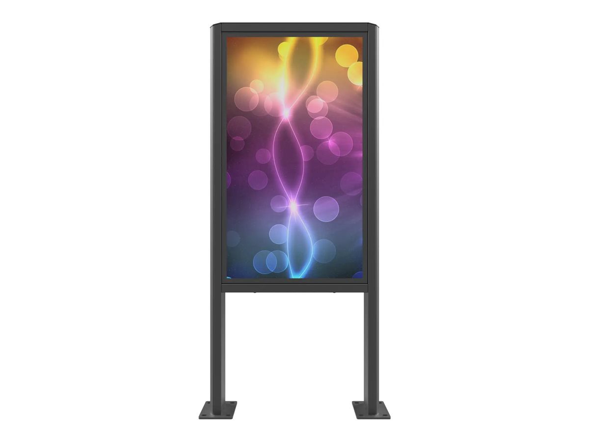 EDBAK POK91 Stand for 49" outdoor, Black, EDBAK