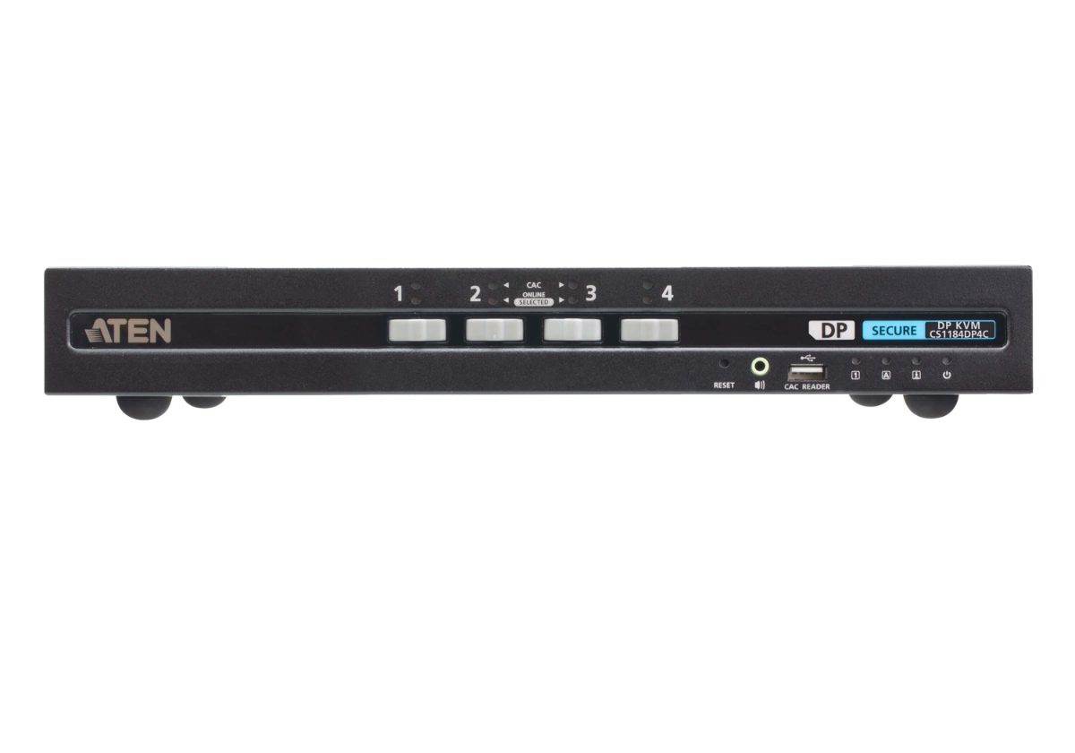 4P USB DP Single Display PP4 Secure KVM (CAC), CS1184DP4C