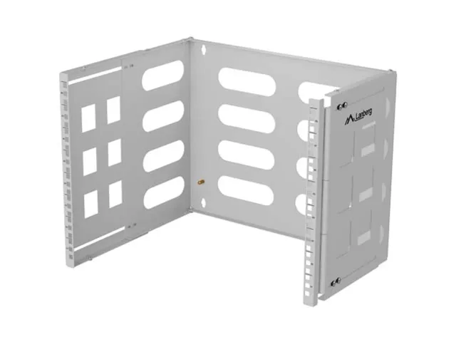 Lanberg Folding Bracket Wall-mount 19" 8U 497x400/240 | FB01-5408-10S | Gray