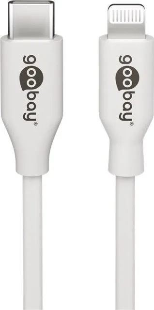 Goobay | Lightning - USB-C USB charging and sync cable | USB-C to Lightning Apple Lightning male (8-pin) | USB-C male