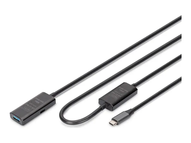 Digitus | Active USB 3.2 Gen1 5G extension cable | DA-73111 | USB-C to USB-A