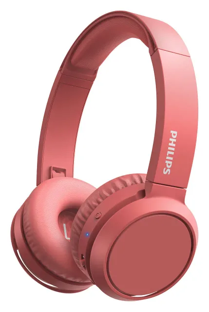PHILIPS austiņas On-Ear ar Bluetooth, sarkanas