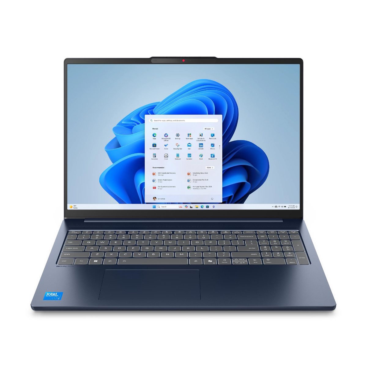 Notebook, LENOVO, IdeaPad, Slim 5 16IRH10, CPU Intel® CoreT i5, i5-13420H, 16 ", 1920 x 1200 pixels, RAM 16 GB, DDR5-SDRAM, SSD 1000 GB, Discrete graphics Not available, On-board graphics Yes, Numeric keypad Yes, Keyboard language English, Colour Blue, Weight 1.81 kg, 5600 MHz, 83HS0035RM