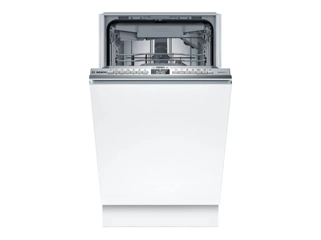 Bosch Dishwasher | SPV4EMX25E | Built-in | Width 45 cm | Number of place settings 10 | Number of programs 6 | Energy efficiency class C | AquaStop function | White