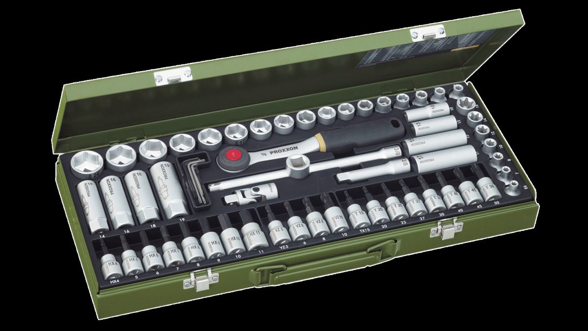 Socket and Ratchet Set, 3/8", 65 pc(s)