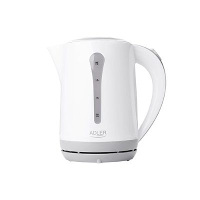 Kettle, AD 1244, Standard, 2000 W, 2.5 L, Plastic, 360° rotational base, White