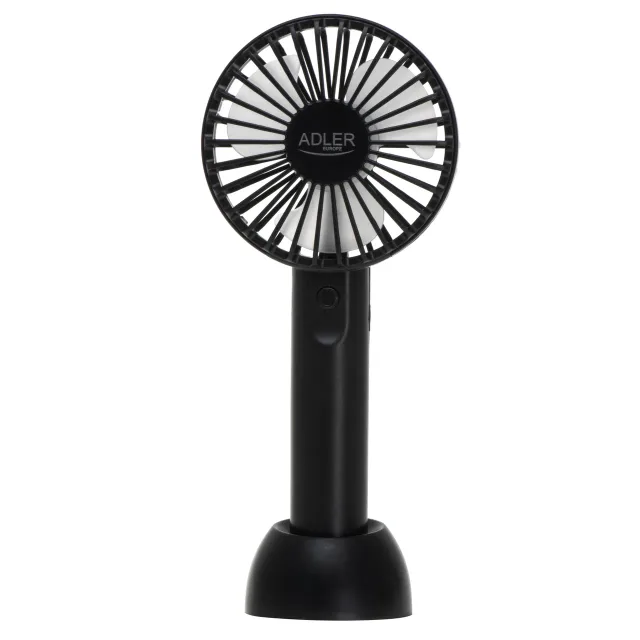 Adler Mini USB Fan | AD 7338 | Desk Fan | Diameter 7 cm | Number of speeds 3 | Black