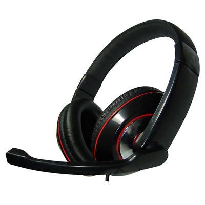 MHS-001-GW, Stereo headset, Built-in microphone, 3.5 mm, Glossy black