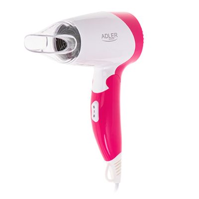 Hair Dryer, AD 2259, 1200 W, Number of temperature settings 2, White/Pink