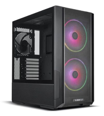 Case, LIAN LI, LANCOOL 216RX BLACK, MidiTower, Case product features Transparent panel, ATX, EATX, MicroATX, MiniITX, Colour Black, G99.LAN216RX.00