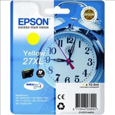 Epson T2714, 27XL, Ink cartridge, Yellow
