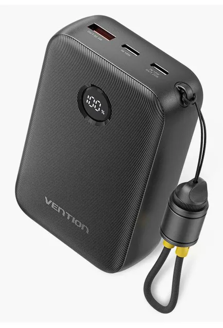 POWER BANK USB 20000MAH 22.5W/BLACK FKBB0-C VENTION