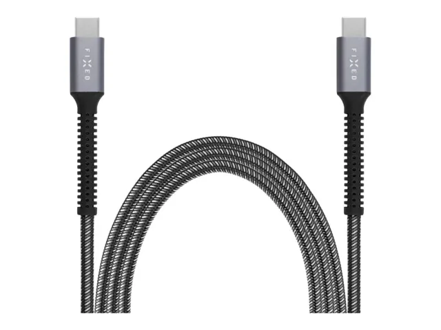 Fixed | Armor Cable USB-C/USB-C, 1.2 m, 240W | FIXDA-CC12-GR