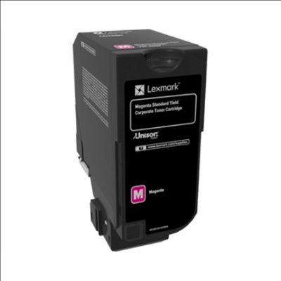 Lexmark Corporate, 74C2SME, Laser Toner Cartridge, Magenta