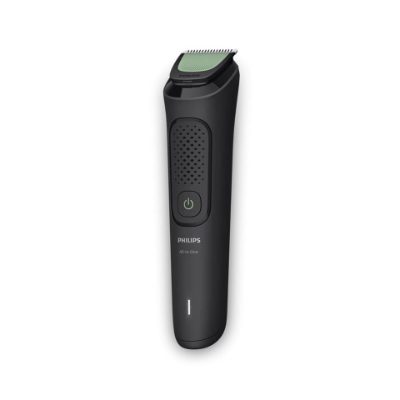 PHILIPS Multigroom series 3000 trimmeris (7-in-1), melns ar zaļu