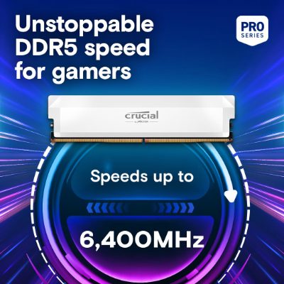 MEMORY DIMM 64GB DDR5-6400 K2/PRO OC CP2K32G64C40U5W CRUCIAL
