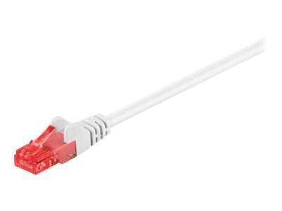 Patch Cable, 68639 CAT 6 U/UTP, PVC AWG 24/7, Cable length: 15 m, White