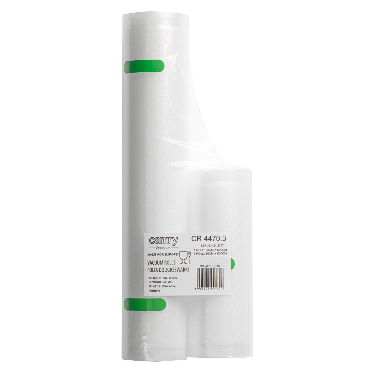Camry Vacumm Sealer Rools for CR 4470, AD 4484, MS 4492, AD 4503, CR 4470.3