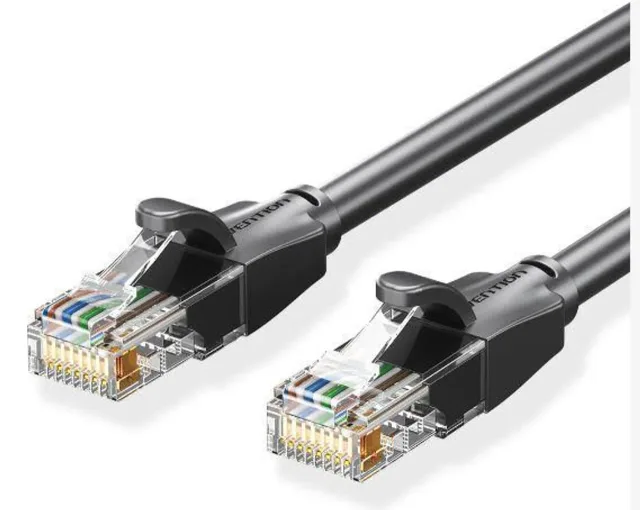 PATCH CABLE CAT.6 UTP/3M BLACK IBEBI VENTION