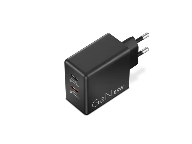 Lenovo Dual USB-C 65W GaN Charger | USB-C | 65 W | Charger