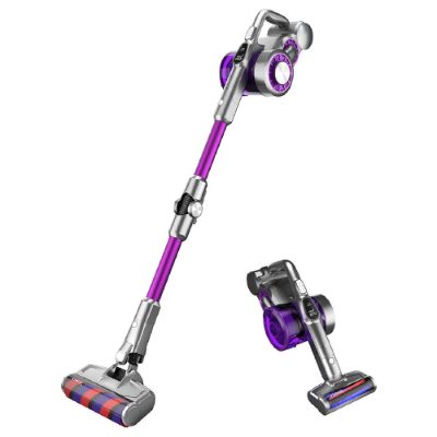 Vacuum Cleaner, JV85 Pro, Cordless operating, Handstick and Handheld, 600 W, 28.8 V, Operating time (max) 70 min, Purple/Grey, Warranty 24 month(s), Battery warranty 12 month(s)