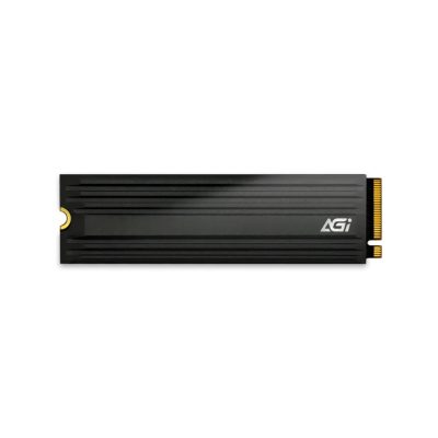 SSD, AGI, 750xTBW rating, MTBF 2000000 h, Read speed 7400 MB/s, Write speed 5200 MB/s, NVMe Yes, PCI Express 4.0, M.2, 1000 GB, AGI1T0G44AI828-CB