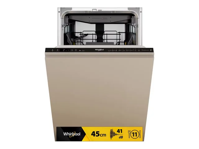 Whirlpool Dishwasher | WH6IC11BS7LA0 | Built-in | Width 44.8 cm | Number of place settings 11 | Number of programs 9 | Energy efficiency class C | Display | Black