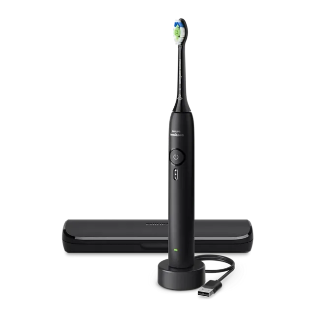PHILIPS 3100 Sonicare elektriskā zobu birste, melna