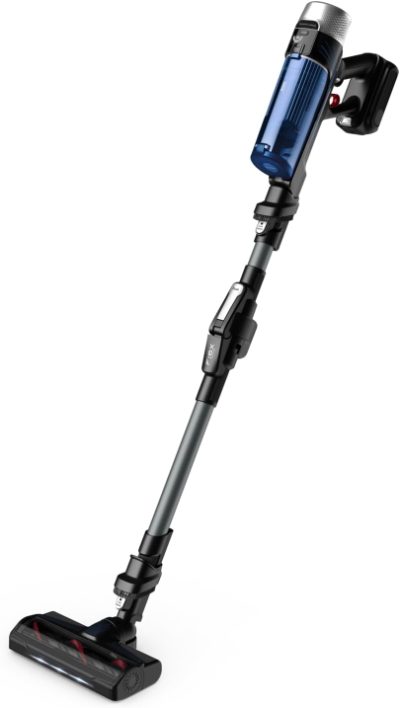 TEFAL Vacuum Cleaner, TY20C7 X-force Flex Aqua, Cordless operating, 250 W, Black/Blue