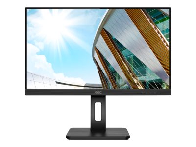Q24P2Q, 23.8 ", IPS, QHD, 16:9, 75 Hz, 4 ms, 2560 x 1440, 250 cd/m², Headphone out (3.5mm), HDMI ports quantity 1, Black, Warranty 36 month(s)