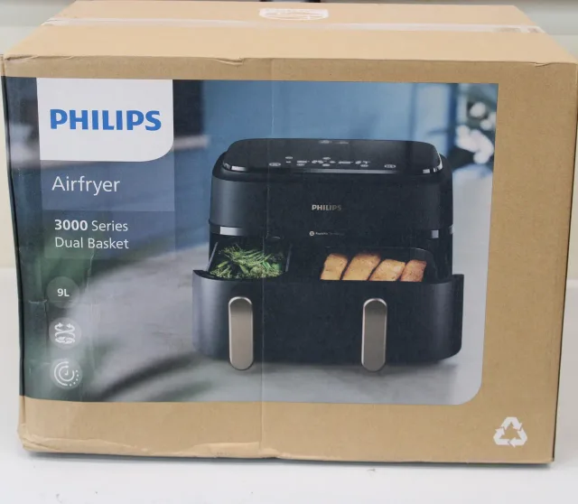 SALE OUT. Philips NA352/00 Airfryer, 2750 W, Pan volume 9 L, Charcoal Grey/Copper | SALE OUT. Philips | Airfryer | NA352/00 | Power 2750 W | Capacity 9 L | Rapid Air technology | Charcoal Grey/Copper | DAMAGED PACKAGING