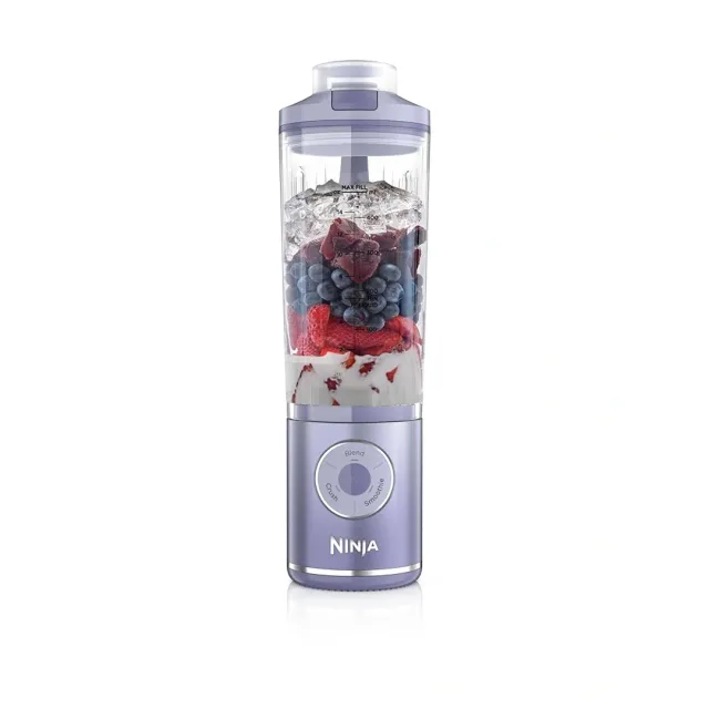 Ninja Blast Max pārnēsājams bezvadu kokteiļu blenderis, 0.5l, lavanda