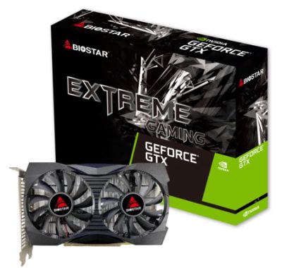 Graphics Card, BIOSTAR, NVIDIA GeForce GTX 1050, 4 GB, GDDR5, 128 bit, PCIE 4.0 16x, GPU 1354 MHz, Dual Slot Fansink, 1xDVI-D, 1xHDMI, 1xDisplayPort, VN1055XF41