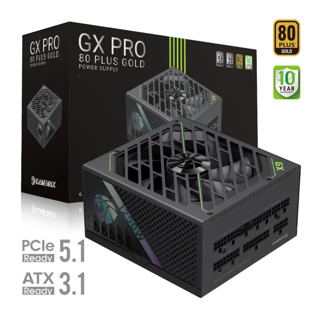 Gamemax PSU | GX PRO 1250G | 1250 W | Gold | Full Modular