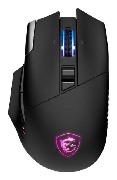 MSI VERSA PRO WIRELESS plus MOUSE DOCK PRO, Wireless, 2.4 GHz, Bluetooth, USB 2.0