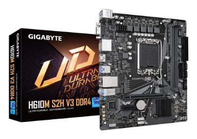 H610M S2H V3 DDR4 G1.0, Processor family Intel, Processor socket LGA1700, DDR4, Supported hard disk drive interfaces SATA, M.2, Number of SATA connectors 4