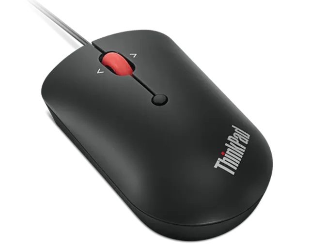 Lenovo | ThinkPad USB-C Wired Compact Mouse | USB-C | Raven black