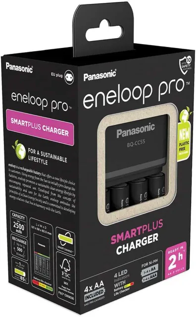 Panasonic | Battery Charger | ENELOOP Pro K-KJ55HCD40E | AA
