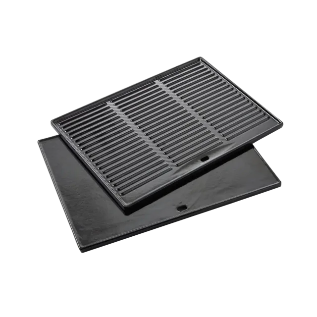 Barbecook | Dynamic Core Enamelled Cast Iron Cooking Griddle, 43 x 35 x 2 cm | BC-ACC-7126