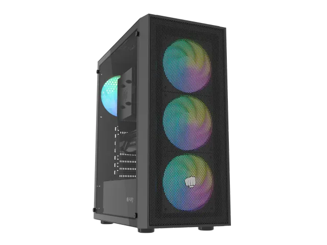 Fury PC Case | SHOBO SH8F ARGB | Black | Midi Tower