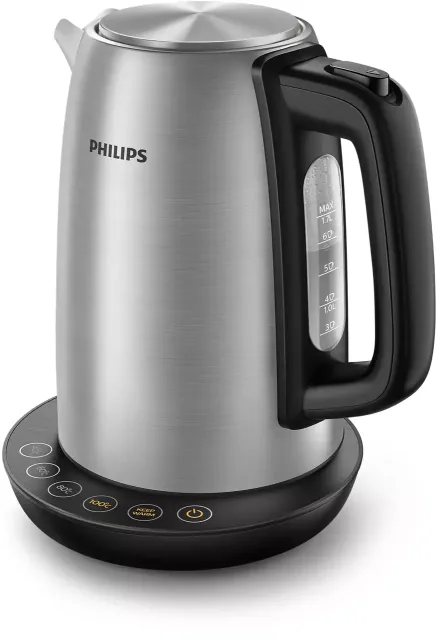 Philips | Kettle | HD9359/90 | Electric | 2200 W | 1.7 L | Plastic/Stainless Steel | 360° rotational base | Grey