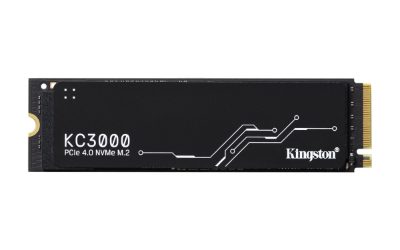 SSD, KC3000, 4096 GB, SSD form factor M.2 2280, Solid-state drive interface PCIe NVMe Gen 4.0 x 4, Read speed 7000 MB/s, Write speed 7000 MB/s