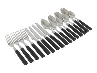 Pouch, Cutlery Set, Black