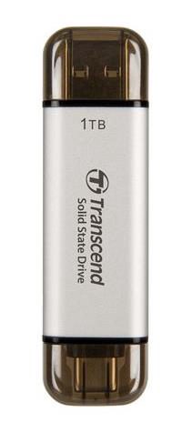 External SSD, TRANSCEND, ESD310, 1TB, USB-C, USB, 3D NAND, Write speed 950 MBytes/sec, Read speed 1050 MBytes/sec, TS1TESD310S