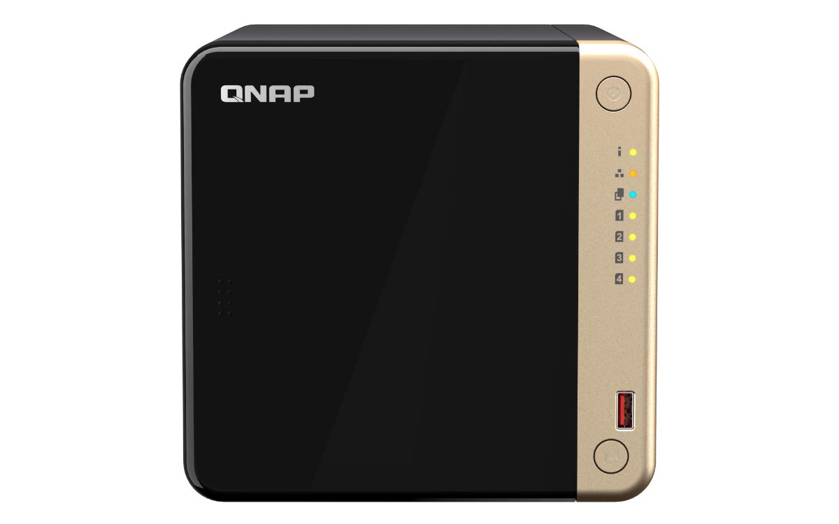4-Bay desktop NAS, TS-464-8G, Intel Celeron, N5095 4-core, Processor frequency 2.9 GHz, 8 GB