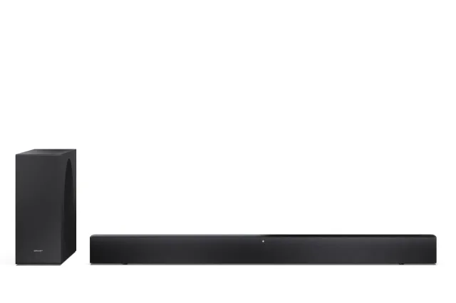 Sharp 2.1 Dolby Atmos/DTS Virtual:X Soundbar with Slim Wireless Subwoofer | HT-SBW310 | 330 W | Bluetooth | Wireless connection | Black
